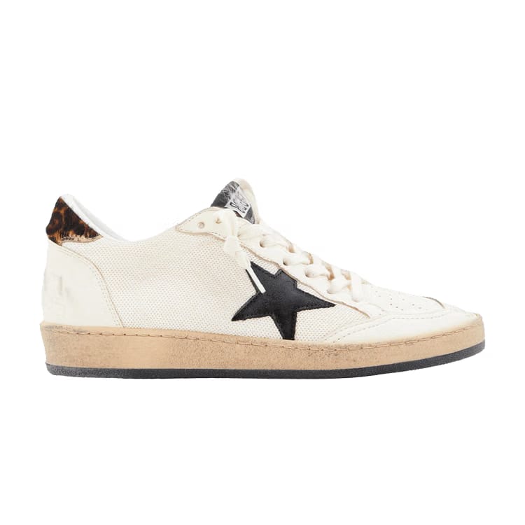 Golden Goose Soul-Star Horsy White Leopard