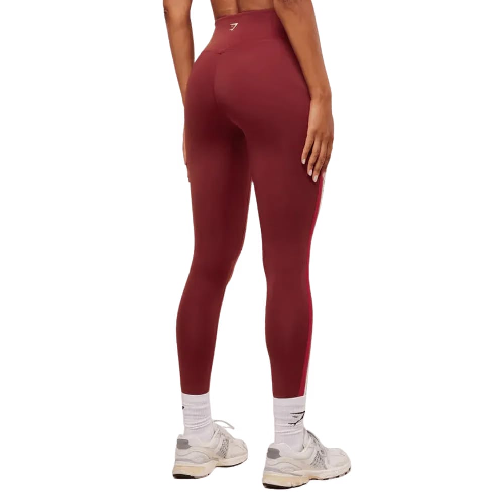 Gymshark Piping Legging Sets Red