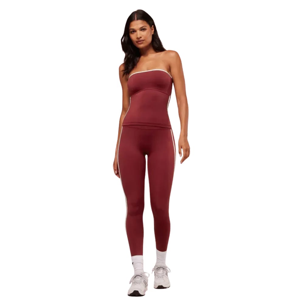 Gymshark Piping Legging Sets Red