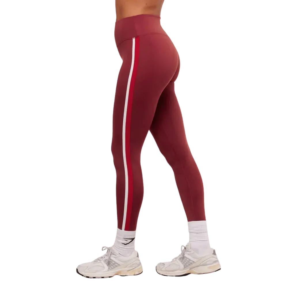Gymshark Piping Legging Sets Red