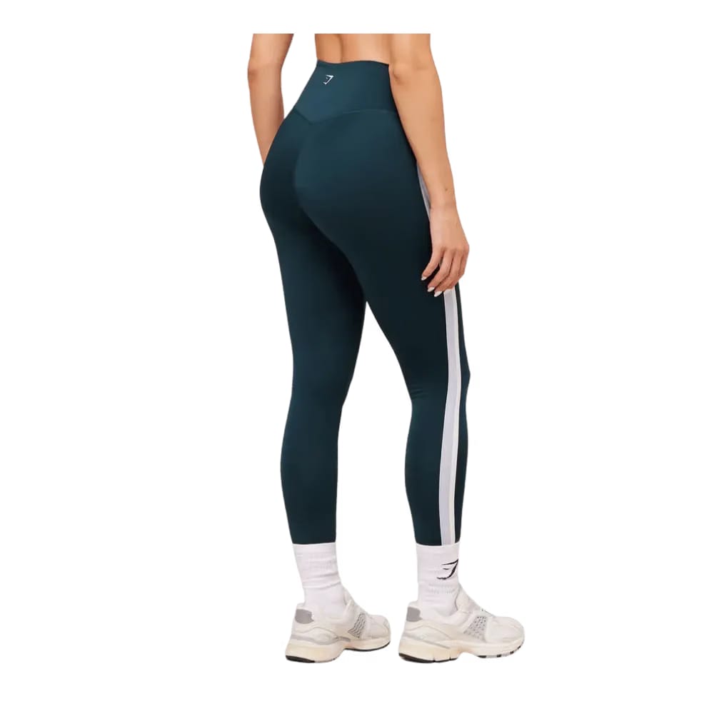 Gymshark Piping Legging Deep Petrol Blue
