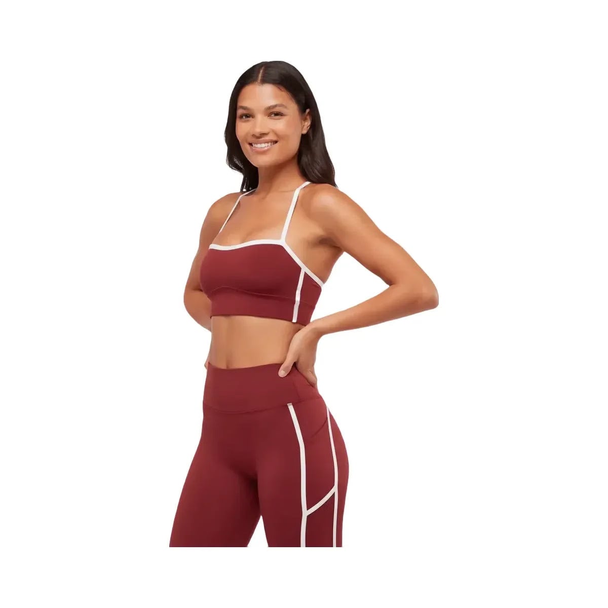 Gymshark Piping Sports Bra Sets Red