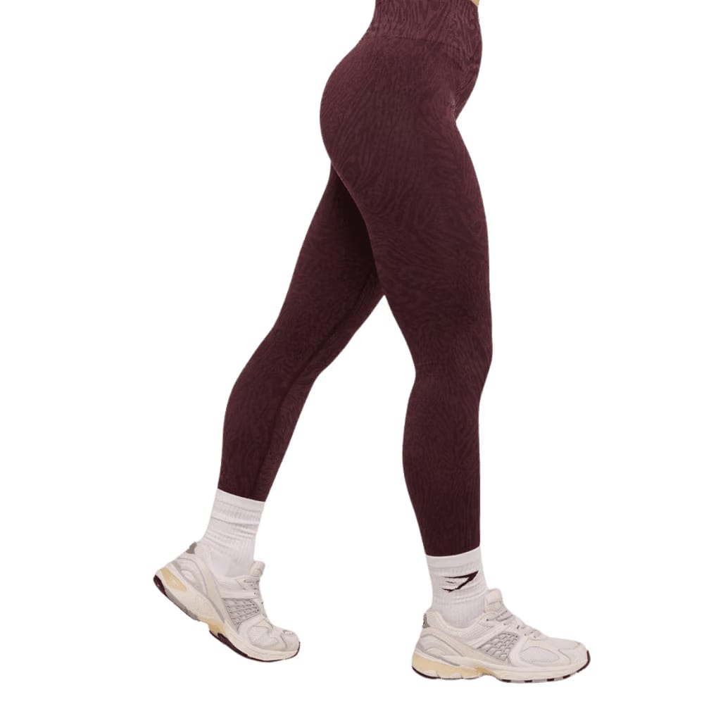Gymshark Adapt Animal Seamless Leggings Cherry Purple/Reset Pink