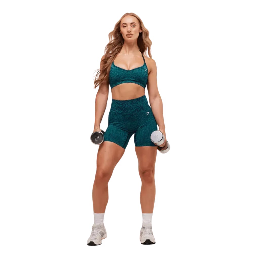 Gymshark Adapt Animal Seamless Sports Bra Navy/Brand Blue