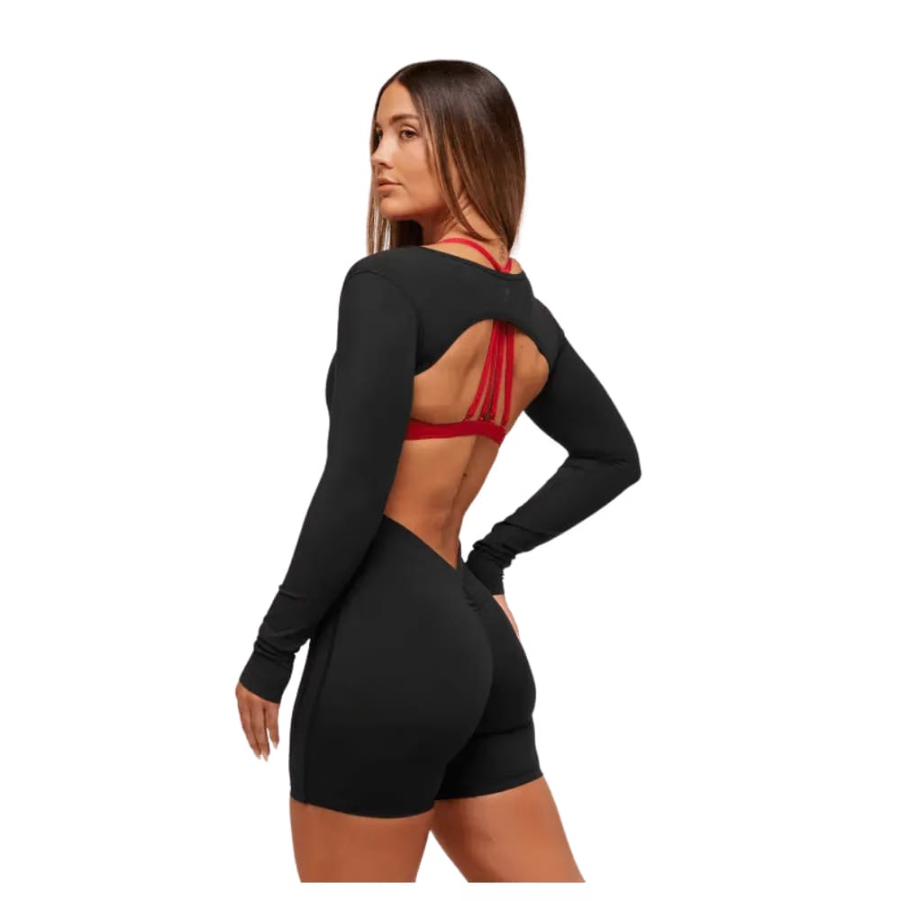 Gymshark Lifting Dipped Waistband All-In-One Black