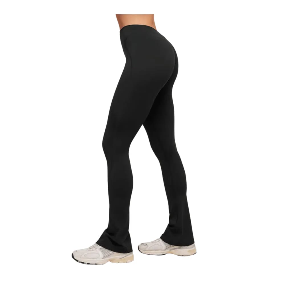 Gymshark Lifting Dipped Waistband Flared Leggings Black