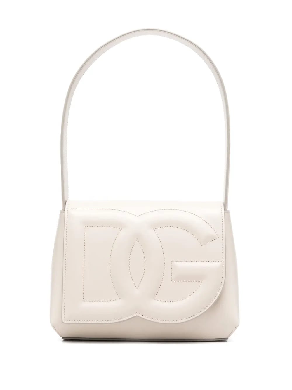 DG Logo leather shoulder bag
