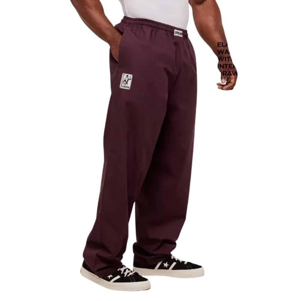 Gymshark Straight Leg Pumper Pants Oversized Fit Cherry Purple