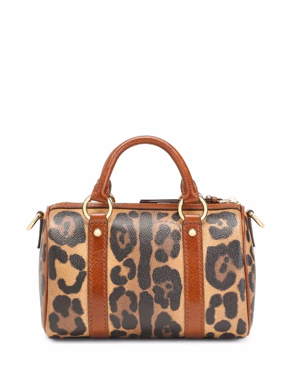 small Crespo leopard-print satchel bag