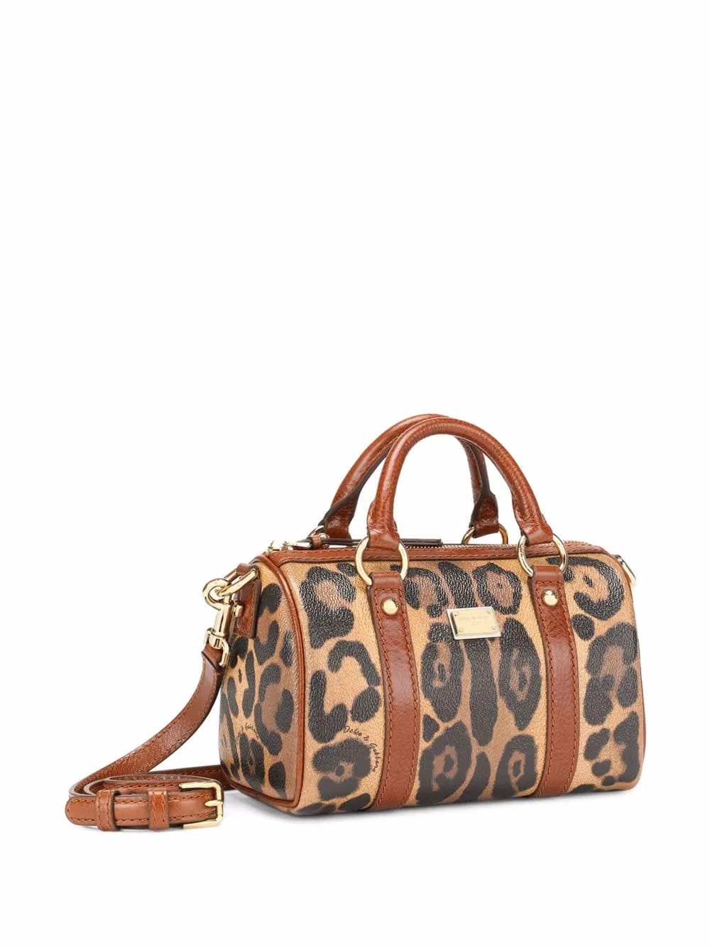small Crespo leopard-print satchel bag