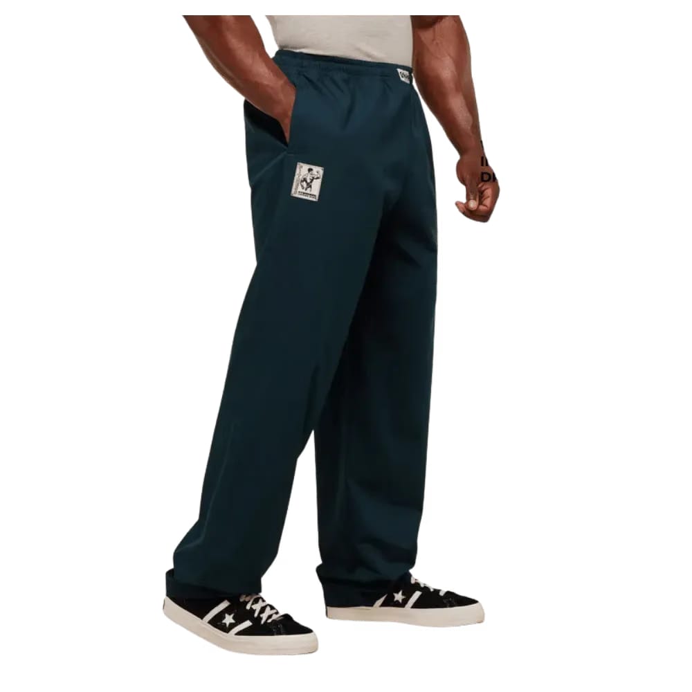 Gymshark Straight Leg Pumper Pants Oversized Fit Deep Petrol Blue