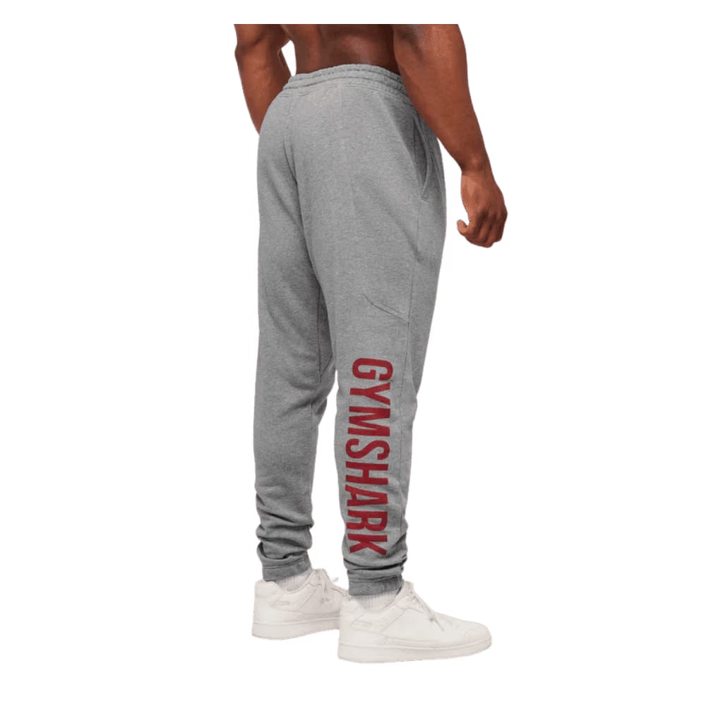 Gymshark Power Wordmark Jogger Oversized Fit Charcoal Core Marl