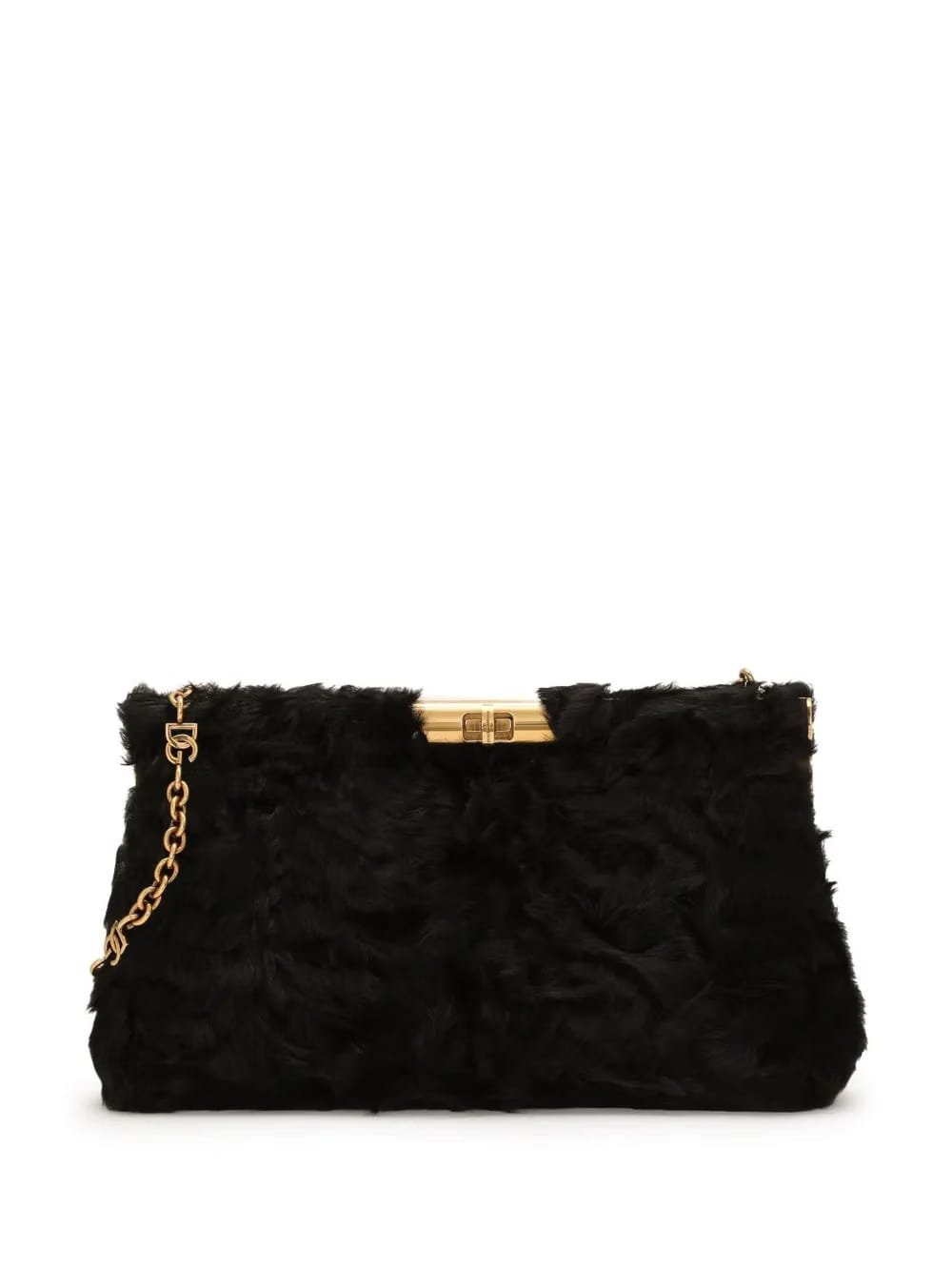 brushed clutch bag