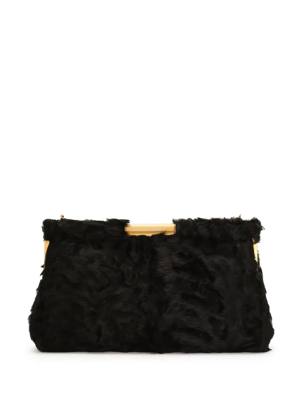brushed clutch bag