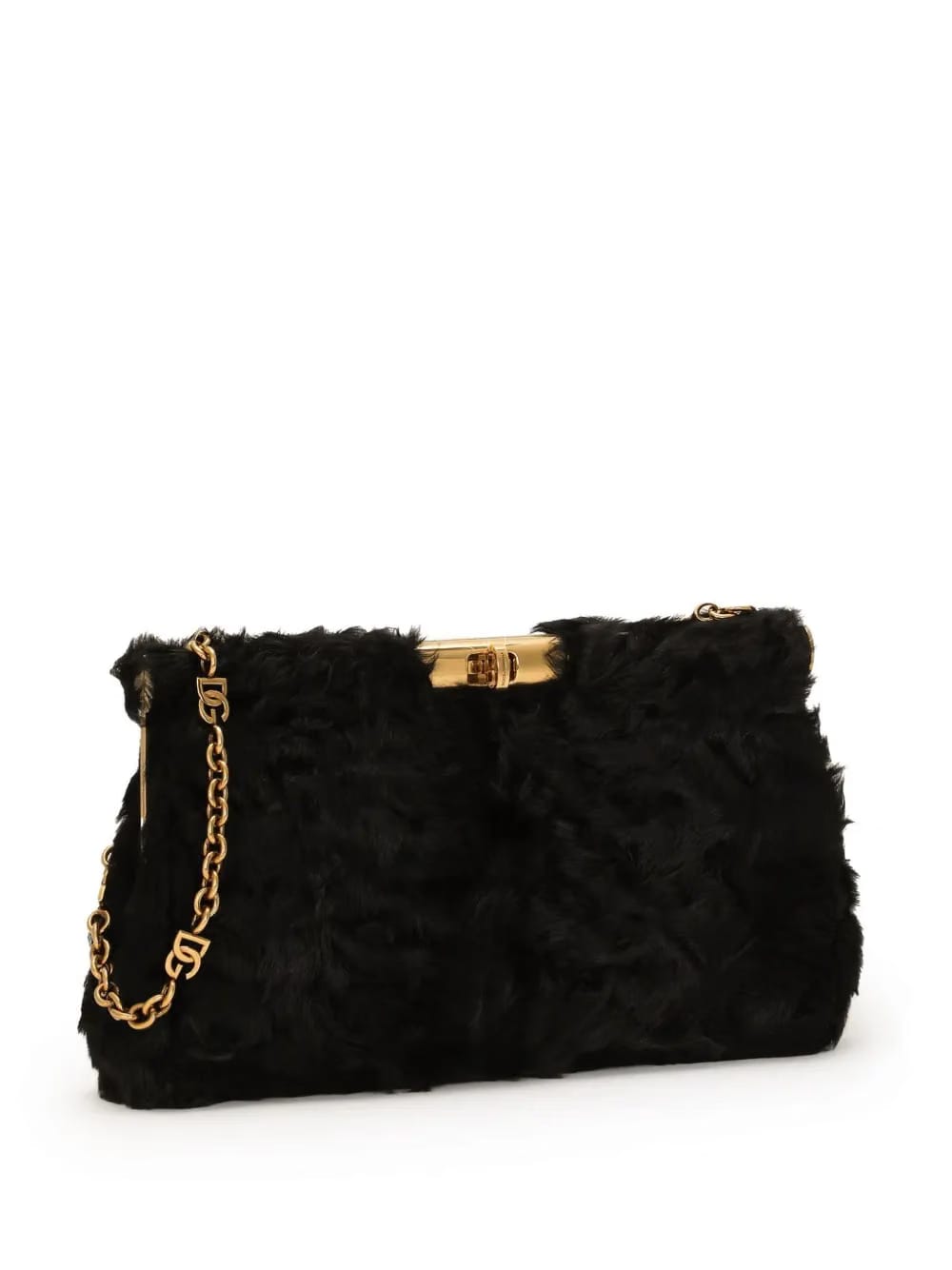 brushed clutch bag