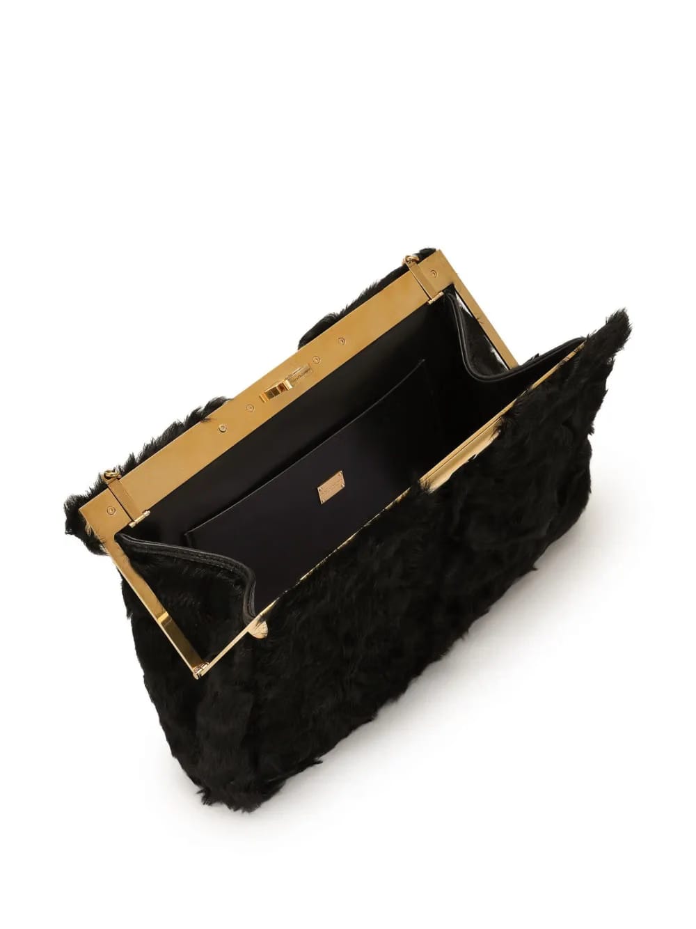 brushed clutch bag