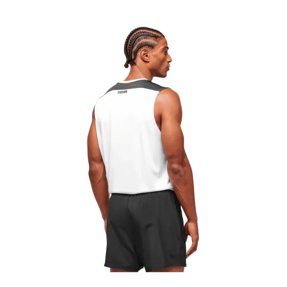 Gymshark Arrival Block Tank Regular Fit White