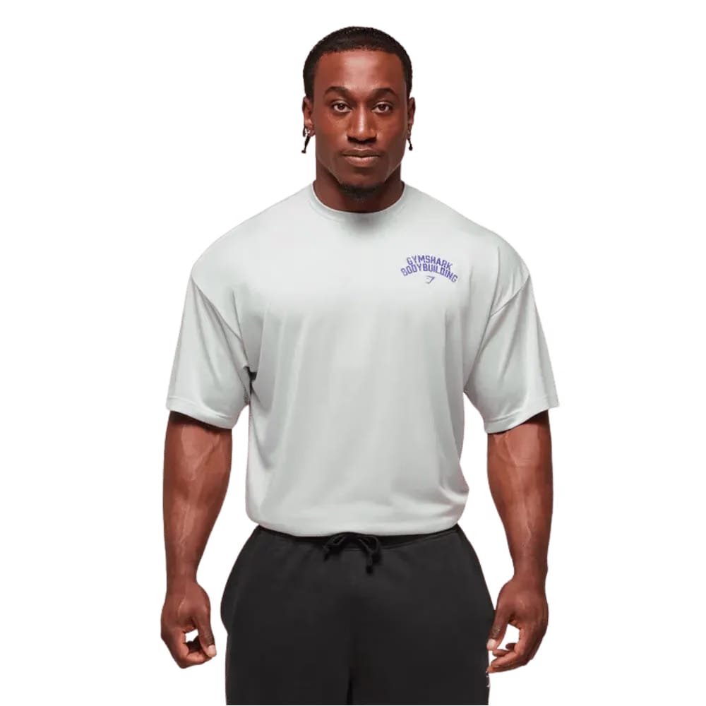 Gymshark Olympic Bar T-Shirt metal Grey