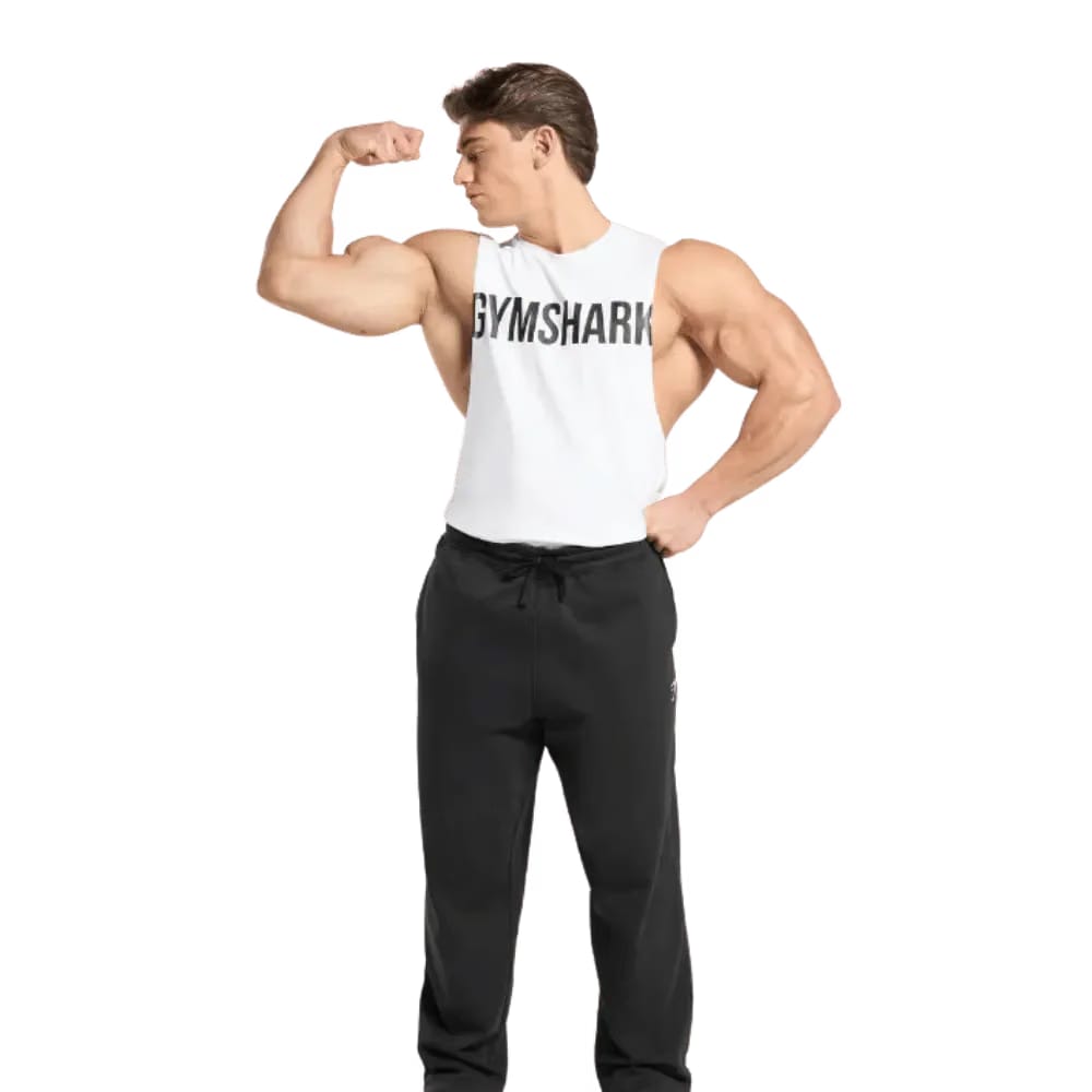 Gymshark Prime Drop Arm Tank White