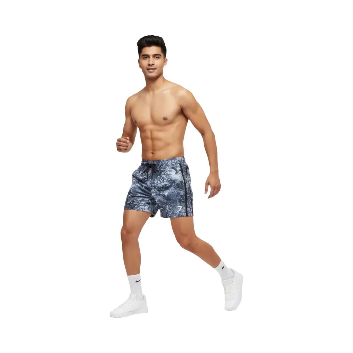 Gymshark Sport 5" Shorts Smoke Blue Black