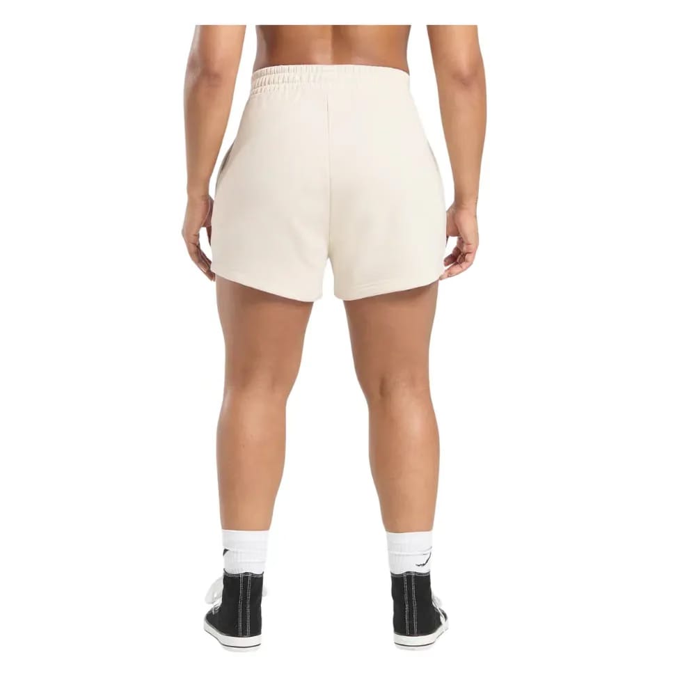 Gymshark Lifting Essentials Graphic Brushed 4' Shorts Oat White