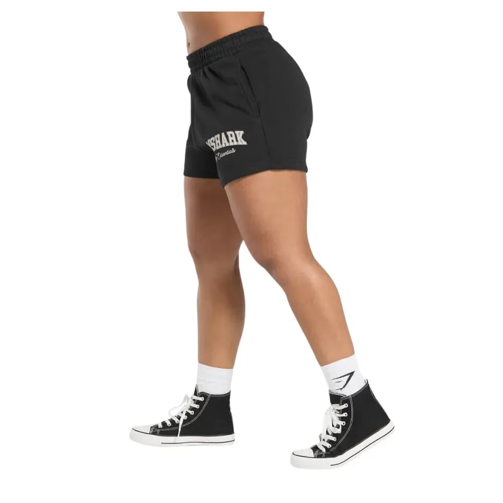 Gymshark Lifting Essentials Graphic Brushed 4' Shorts Black