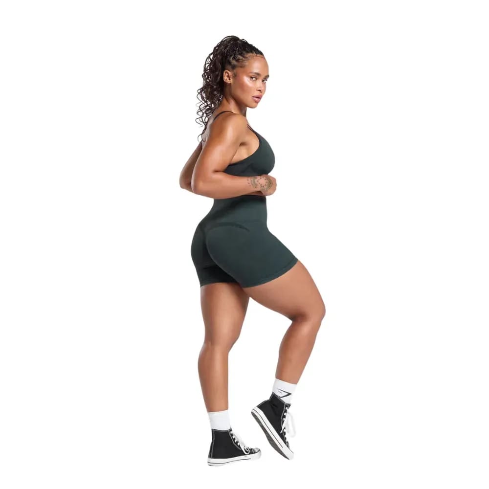 Gymshark Gains Seamless Washed Shorts Black
