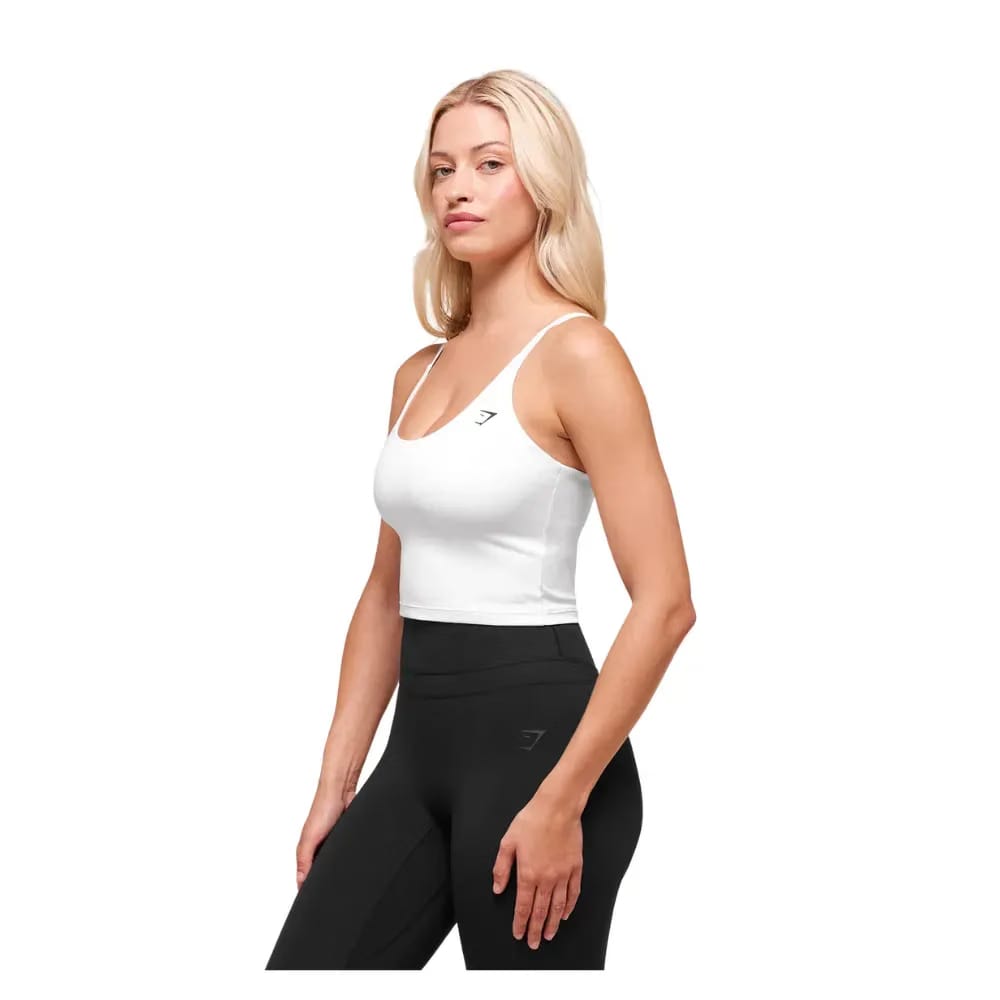Gymshark Everyday Cami Tank With Shelf White