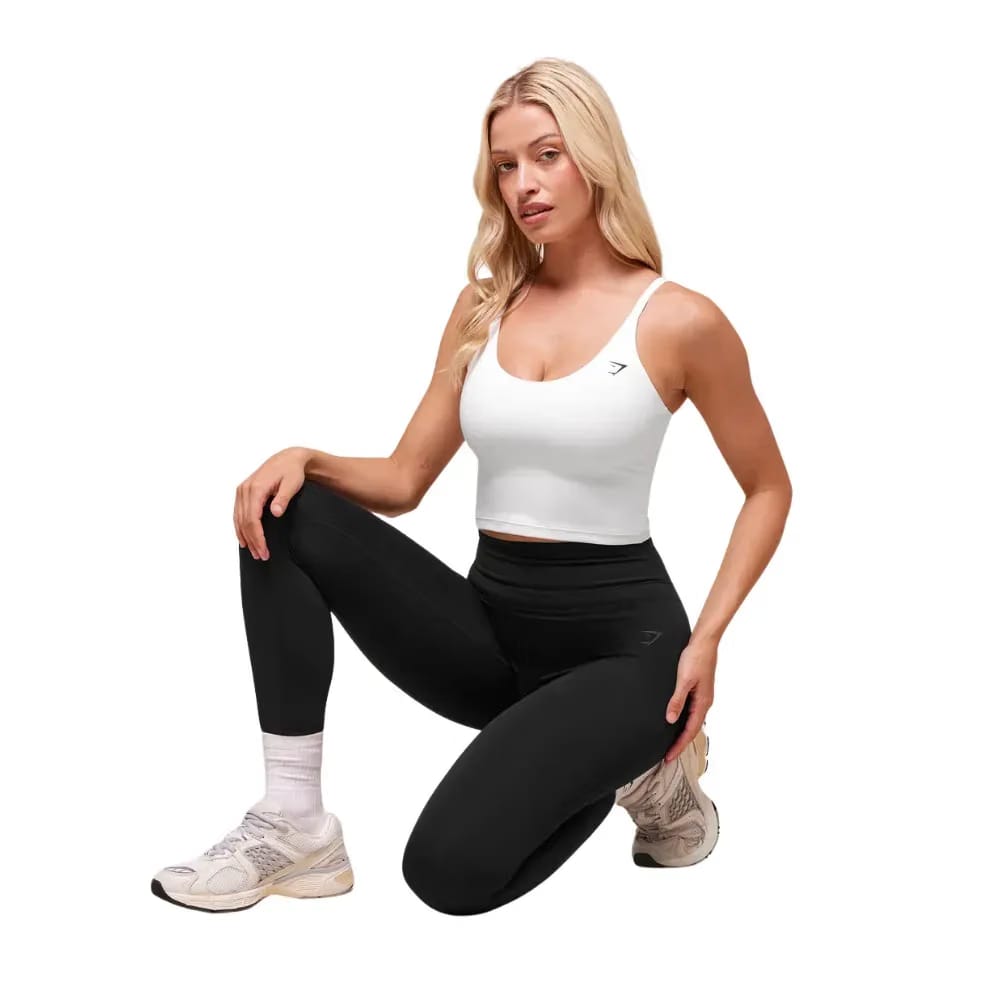 Gymshark Everyday Cami Tank With Shelf White