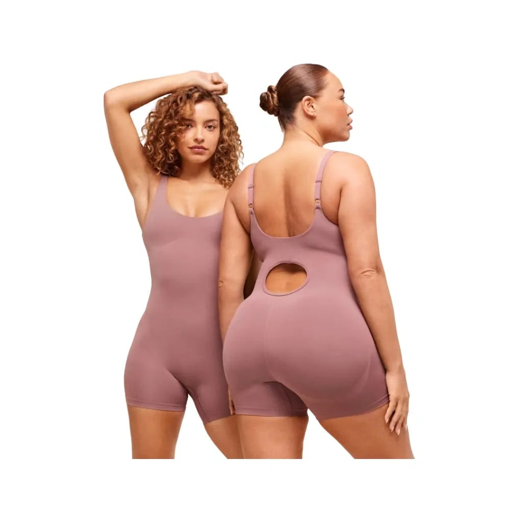 Gymshark Soft Sculpt 5" All-In-One Bodysuit Calm Pink