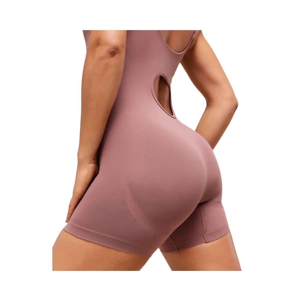 Gymshark Soft Sculpt 5" All-In-One Bodysuit Calm Pink