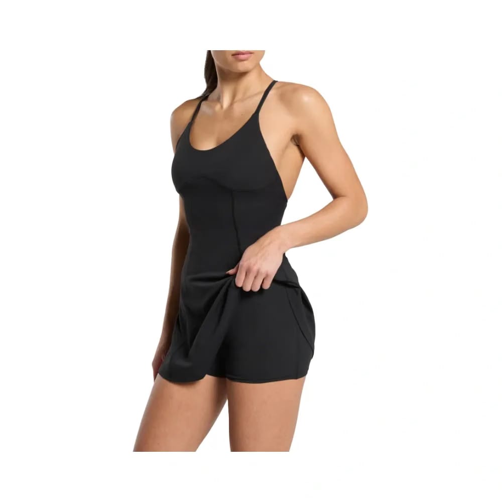 Gymshark Strappy 2-in-1 Dress Black