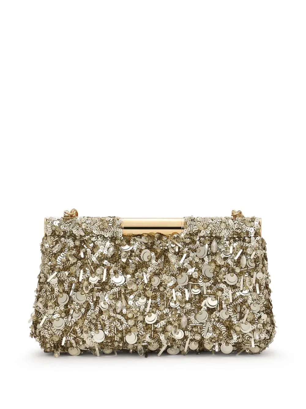 sequinned shoulder bag