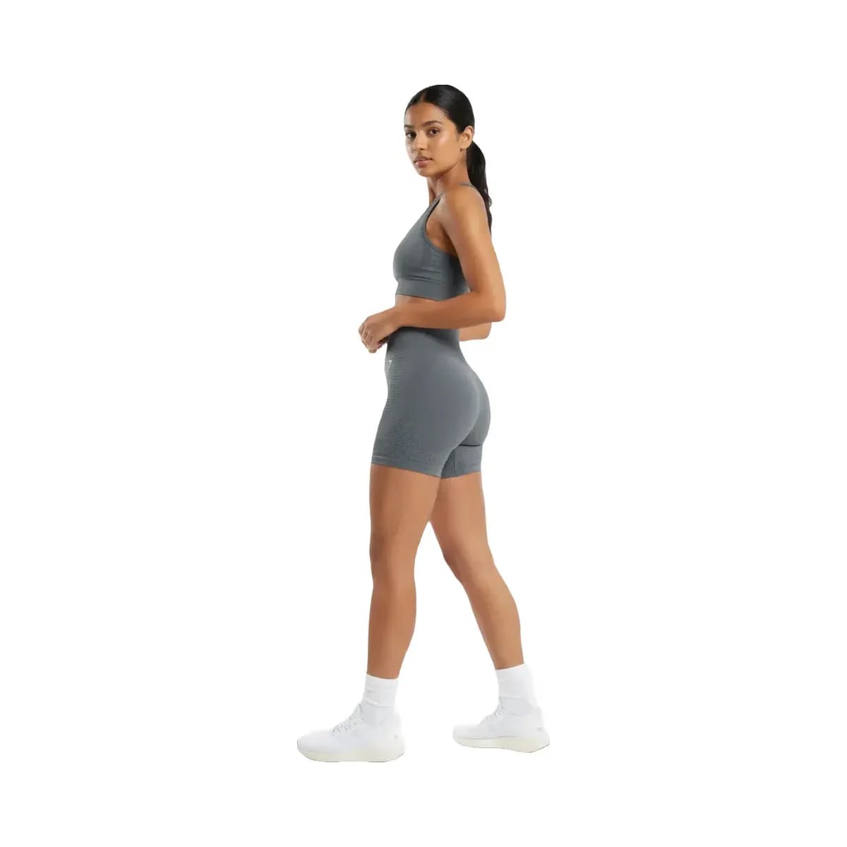 Gymshark Vital Shorts compression fit Strong Grey Marl