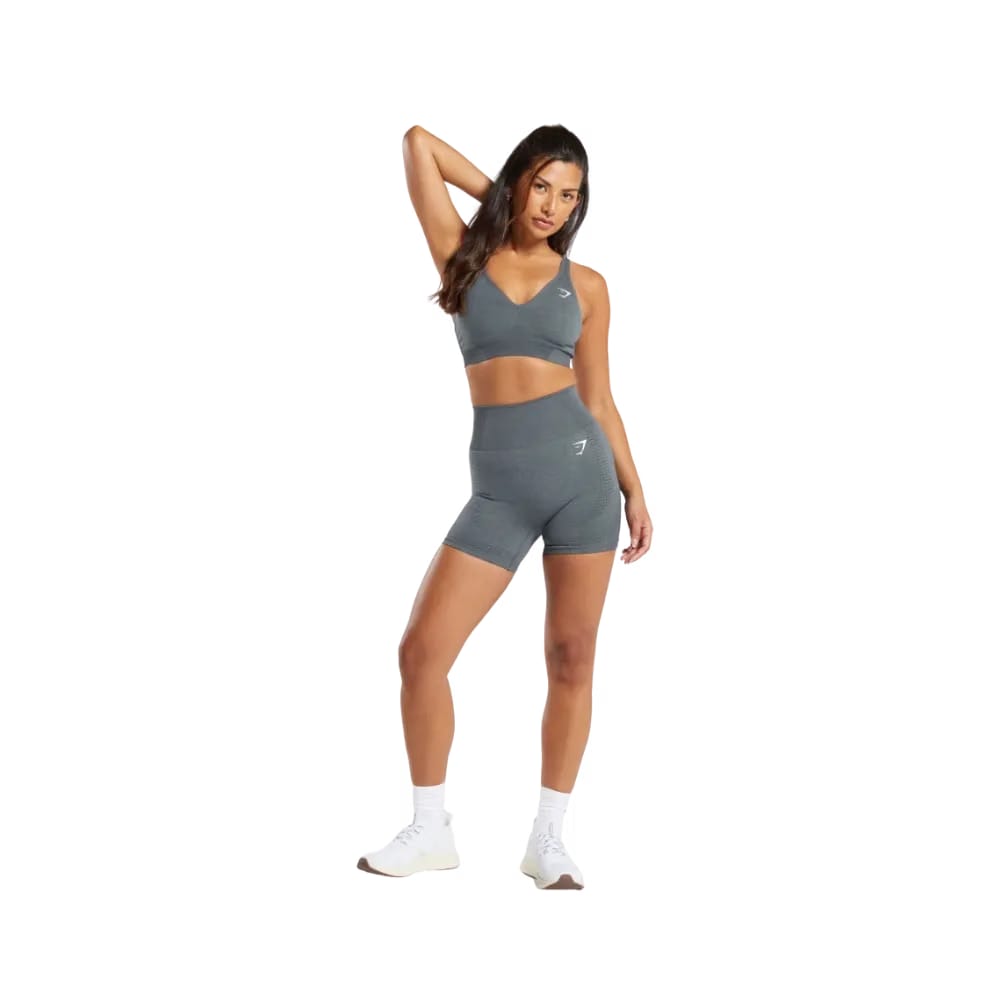 Gymshark Vital Shorts compression fit Strong Grey Marl