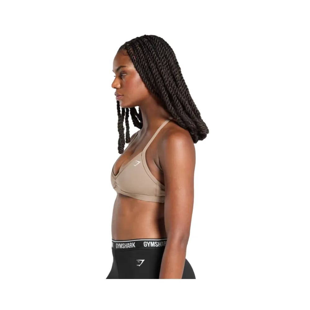 Gymshark Minimal Sports Bra- Light Support Lifestyle Brown