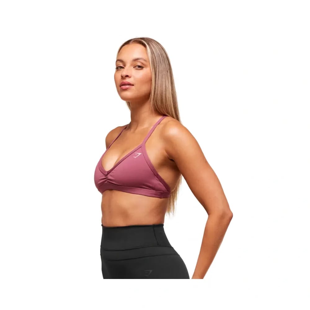 Gymshark Minimal Sports Bra- Light Support Reset Pink