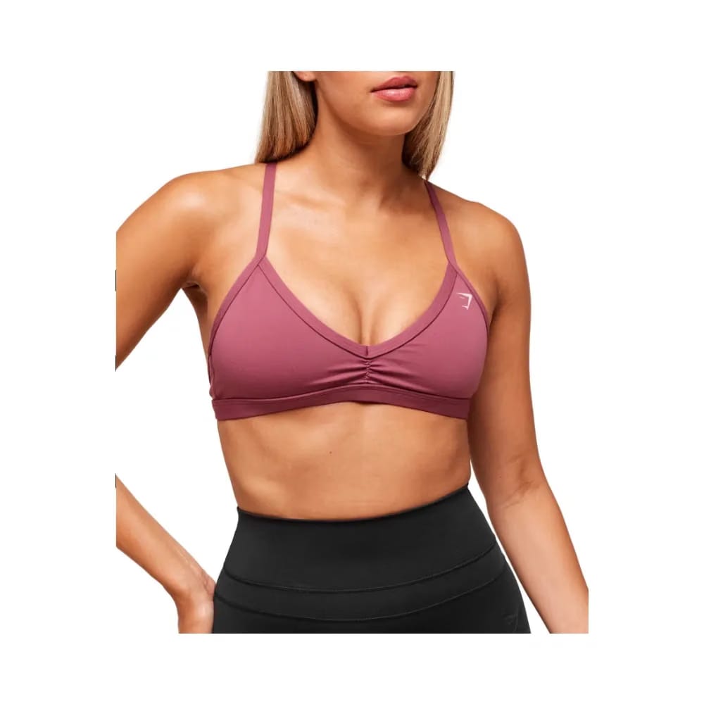 Gymshark Minimal Sports Bra- Light Support Reset Pink