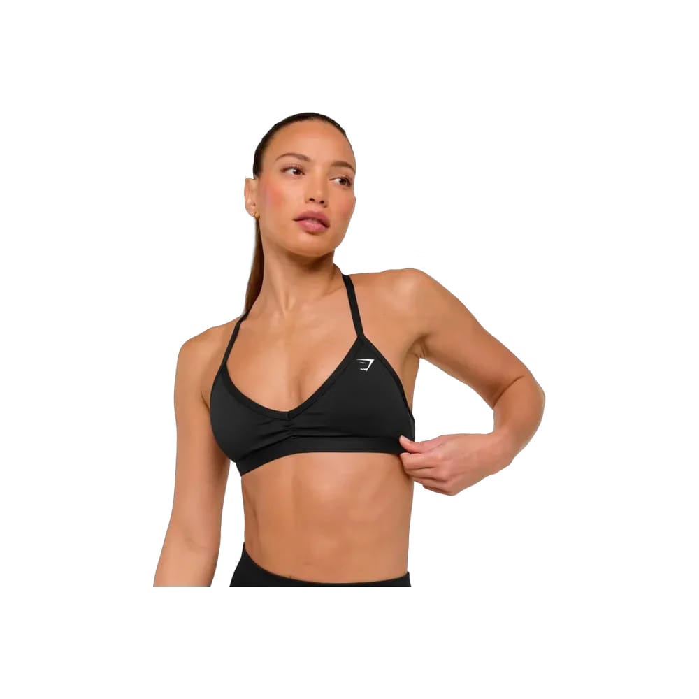 Gymshark Minimal Sports Bra- Light Support Black
