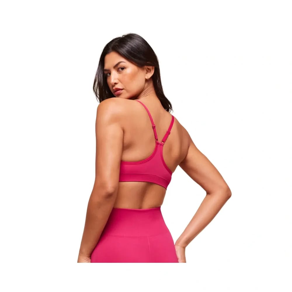 Gymshark Everyday Seamless Racerback Sports Bra - Light Support Build Pink