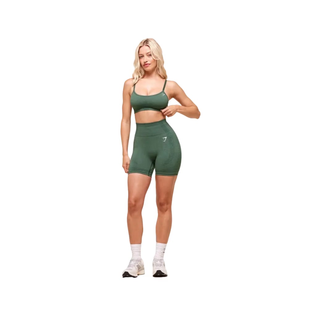 Gymshark Vital Shorts Dark Green Marl