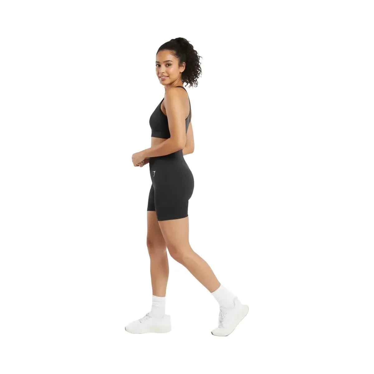 Gymshark Vital Shorts compression fit Black Marl