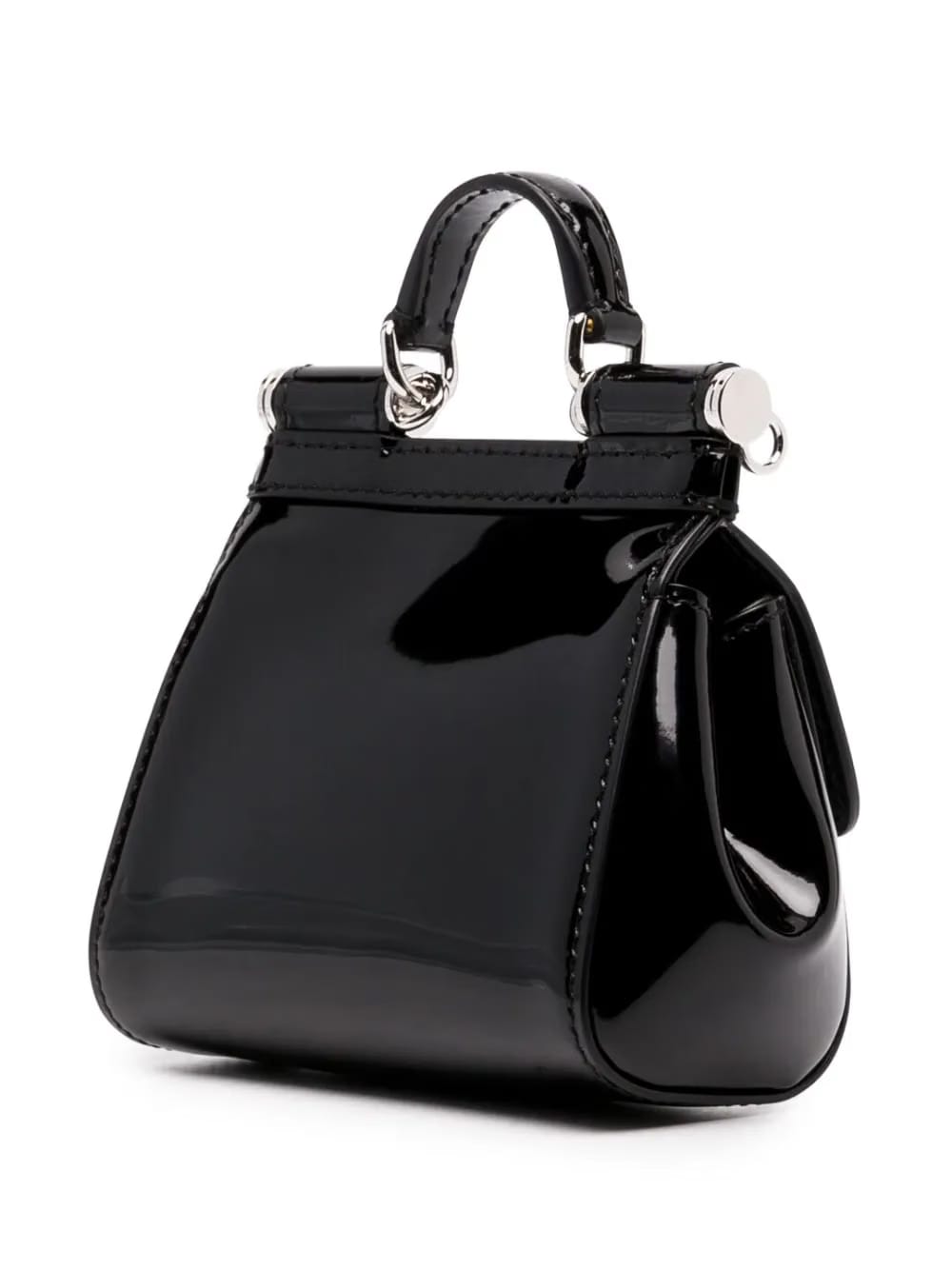 logo-plaque leather mini bag