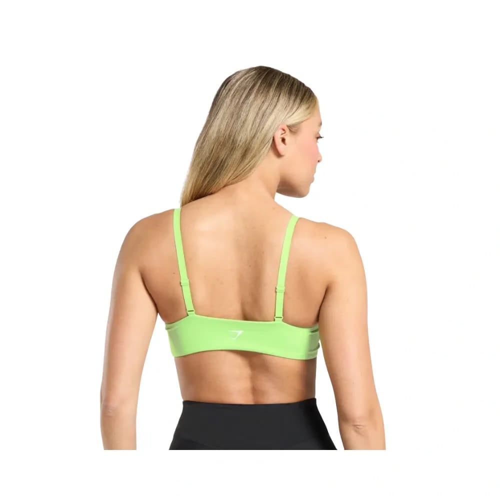 Gymshark Twist Front Bralette - Light Support Energy Gelato Green