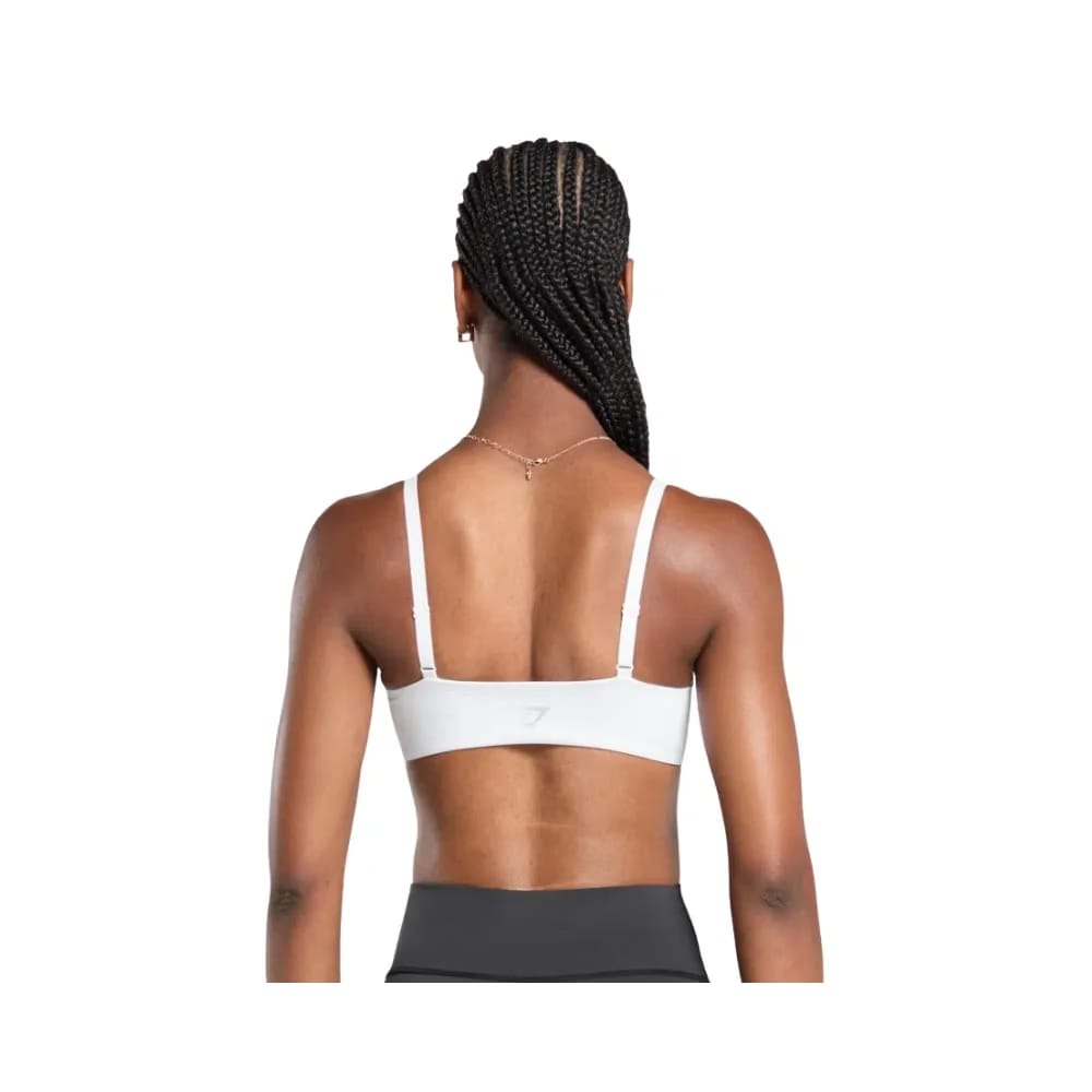 Gymshark Twist Front Bralette - Light Support White