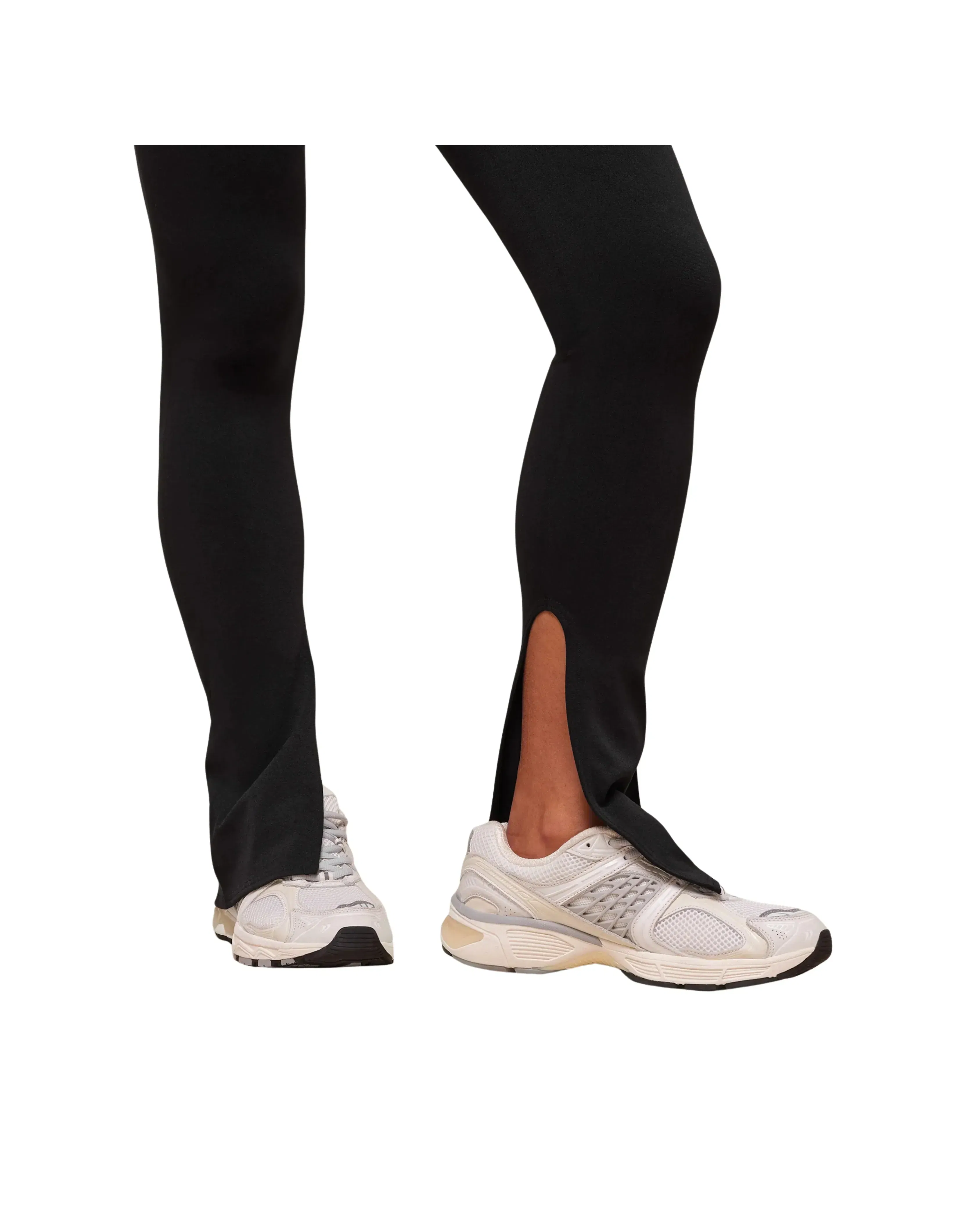 Gymshark Everywhere Warp Knit Flare Leggings slim fit Black