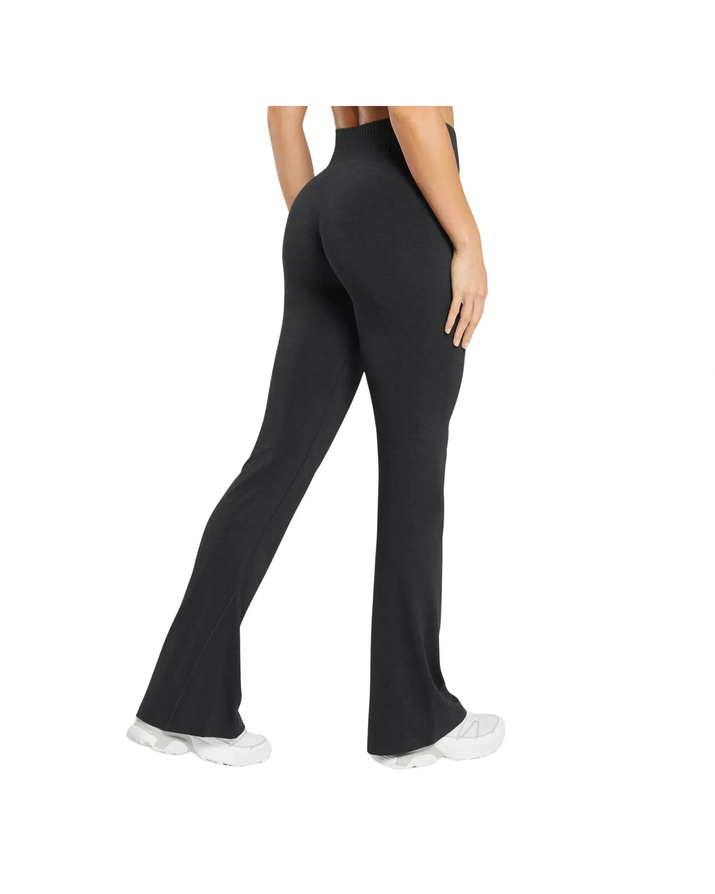 Gymshark Luxe Seamless Flare Leggings Coal Marl