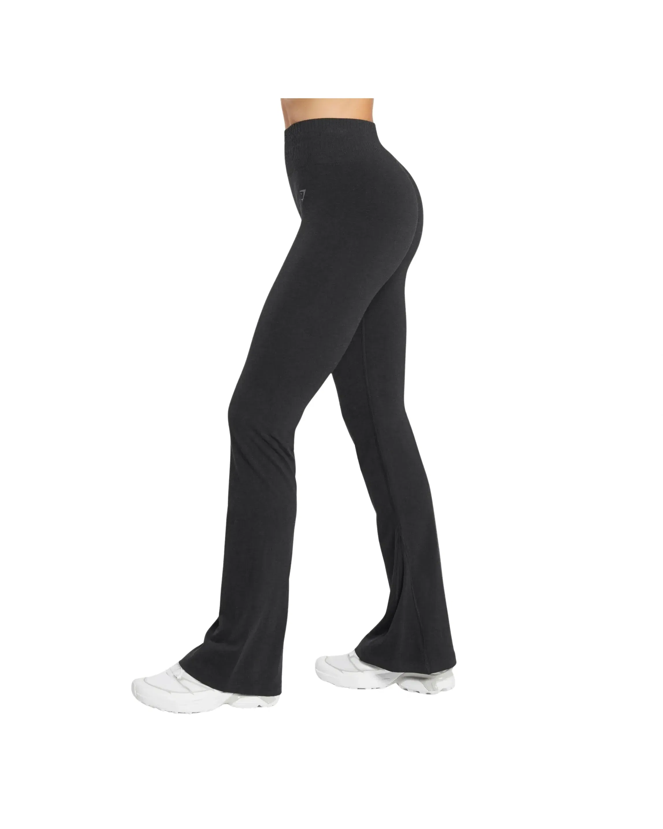 Gymshark Luxe Seamless Flare Leggings Coal Marl