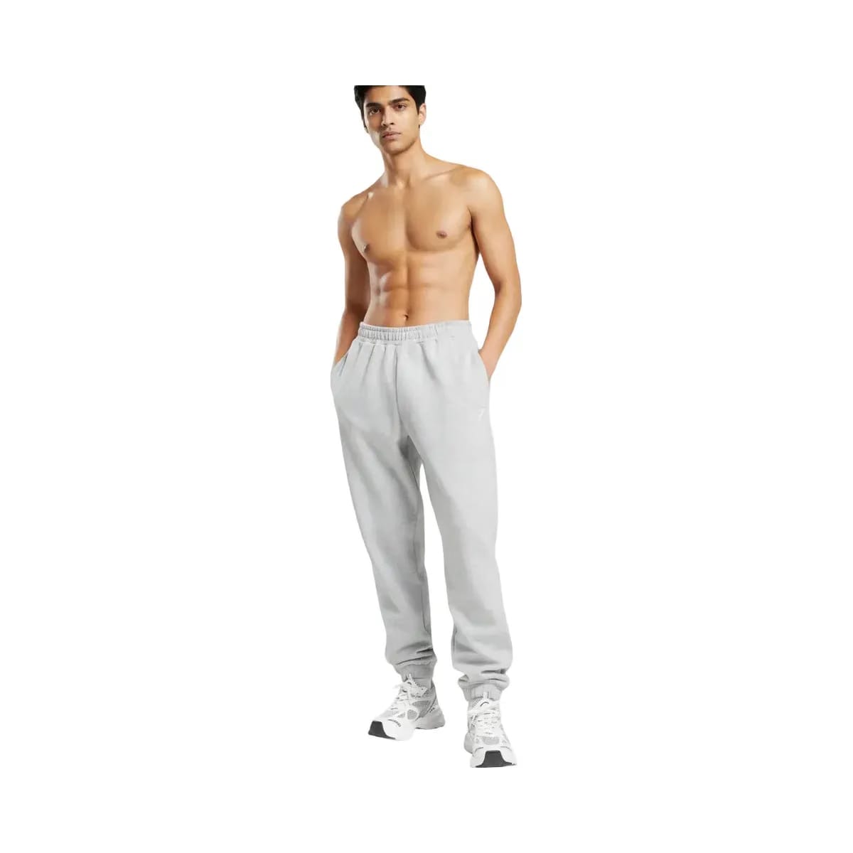 Gymshark Training Fleece Joggers Regular fit Light Grey Core Marl