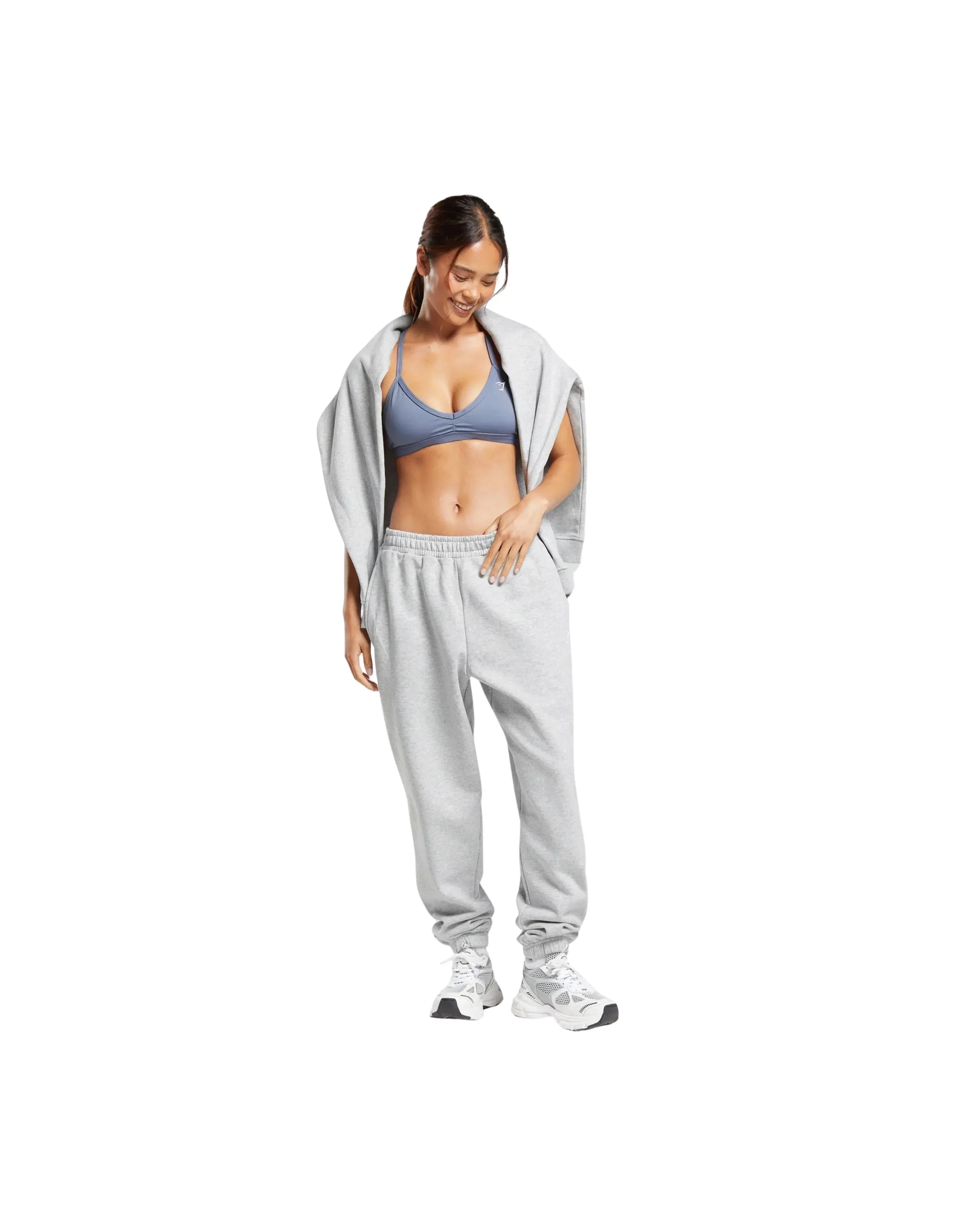 Gymshark Training Fleece Joggers Regular fit Light Grey Core Marl